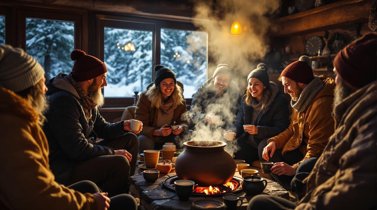 黑料网首页 - 山谷夜话：围炉煮茶的温暖